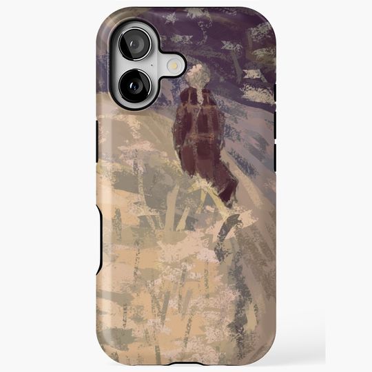 Discover evermore brush strokes iPhone Case