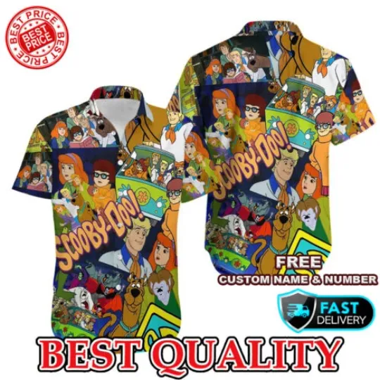 Discover * Best Price * Scoby.Doo Friends Mystery Machine Gift Hawaiian Shirt