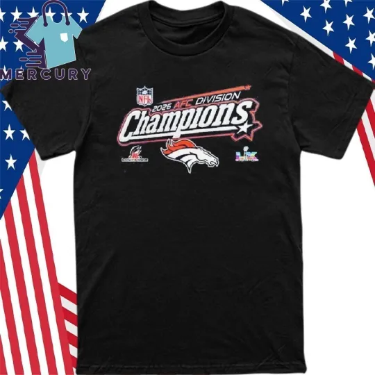 Discover Broncos 2026 AFC Division Champions Shirt