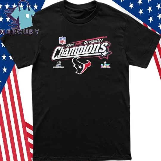 Discover Texans 2026 NFC Division Champions Shirt