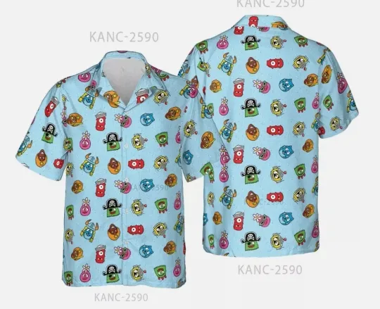 Discover * Best Price * Yo Gabba Gabba St*r Wars Mashup Hawaiian Shirt - All Size