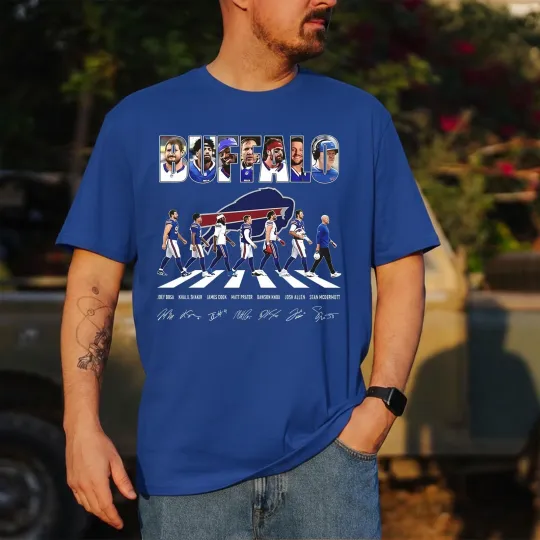 Discover Buffalo Bills Signatures Thank You For Memories Teams Show 2026 T-Shirt