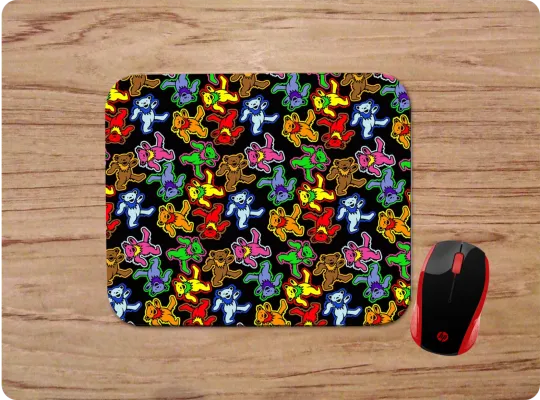 Grateful Dead Bears Dancing Custom Mouse Pad