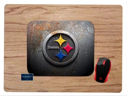 Discover PITTSBURGH Steeler AMERICAN FOOTBALL TEAM CUSTOM MOUSE PAD DESK MAT USA football D2