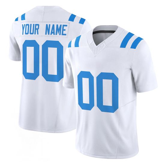 Mississippi Custom White Blue Jersey, Personalized Name Number College Football Style Jersey, Game Day Fan Gift Men