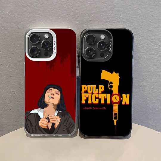 Discover Classic Moive P-Pulp F-Fiction Phone Case For IPhone 17 16 15 11 12 13 14 Pro Max 16 Plus 12 Mini 7 8 XR XS 15Pro MAX Cove