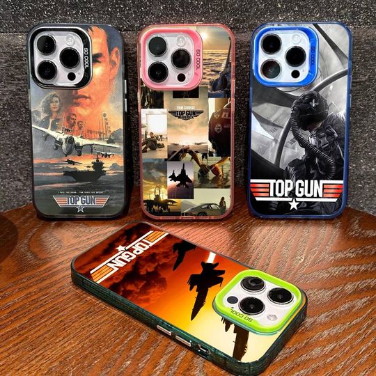 Discover Action Movie Top Gun Phone Case For IPhone 17 16 15 14 13 12 11 Pro MAX Matte Shockproof Back Anti Fall Matte Cover