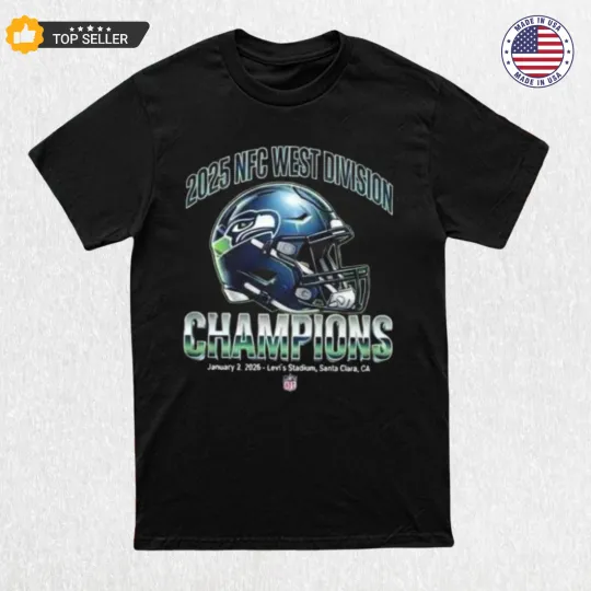 Discover Se@ttle Seahawks N.FC West Division Champions January 3 2026 Levi Stadium Tshirt