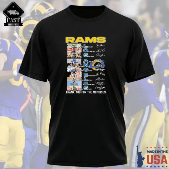 Discover US STOCK -LA Rams 2026 Thank You T-Shirt S-5XL Unisex