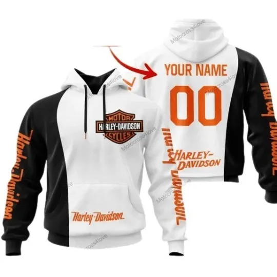 Discover Personalized Harley Racing Davidson 3D Hoodie , Unisex Adults S-5XL