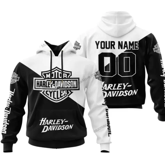 Discover Personalized Harrlley Racing Daviidso'n 3D Hoodie , Unisex Adults S-5XL