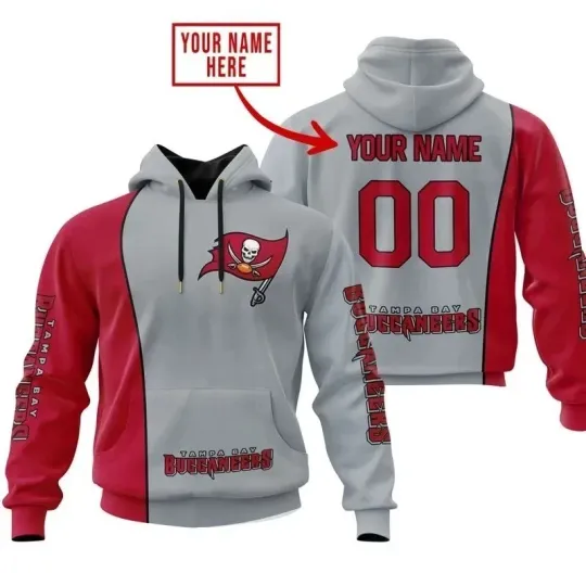 Discover Personalized Tampa Bay Football Team Buccaneerss 3D Hoodie, Unisex Adults S-5XL