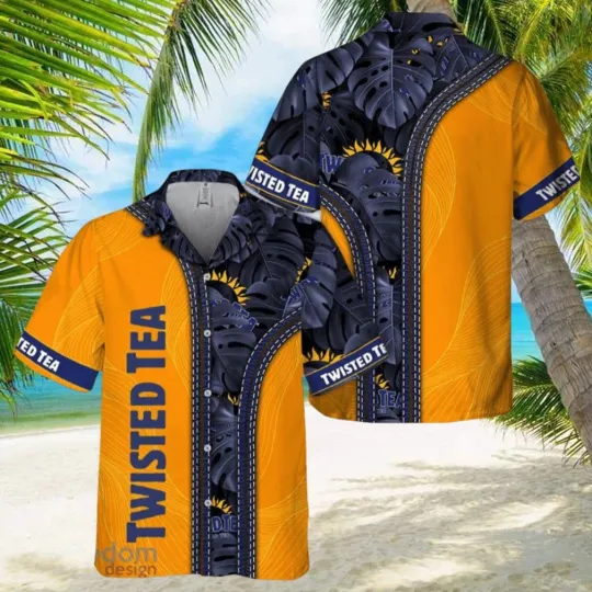 Twisted Tea Palm Leaves Hawaiian Shirt