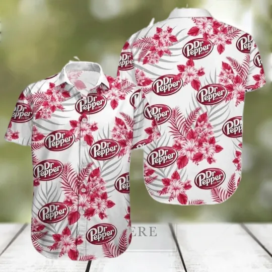 Beer Dr Pepper Hawaiian Shirt