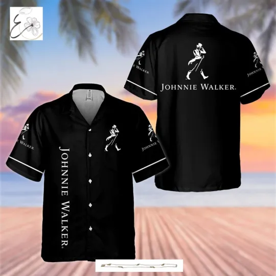 Johnnie Walker All Over Print 3D Hawaiian Shirt