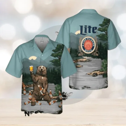 Discover Lite A Fine Pilsner Beer Hawaiian Shirt