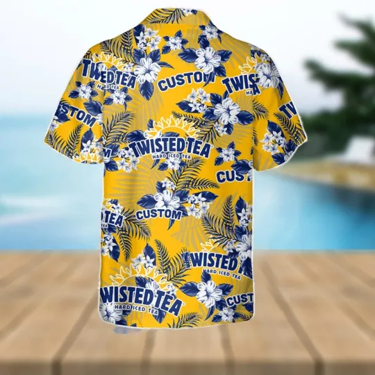 Twisted Tea Hawaiian Shirt Summer Floral Pattern for Men and Women