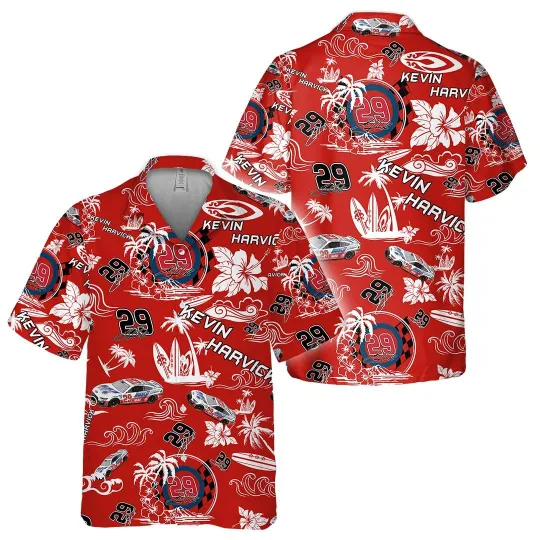 Discover Kevin Harvick Nascar Light Beer Racing Baseball Jersey Hawaiian Shirt