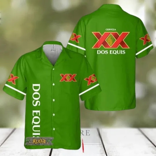 Discover Basic Printed Dos Equis Hawaii Shirt For Men And Women Gift Hawaiian Beer