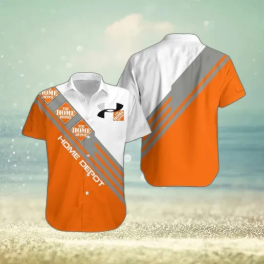 Discover home depot Hula Logo Beach Hawaiian Shirt For Summer