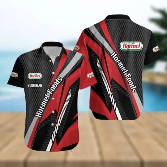 Discover Hormel Foods Personalized Name Hawaiian Beach Shirt for Summer