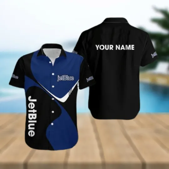 Discover Jetblue Personalized Name Exotic Pattern AOP Hawaii Shirt Men And Women Gift For