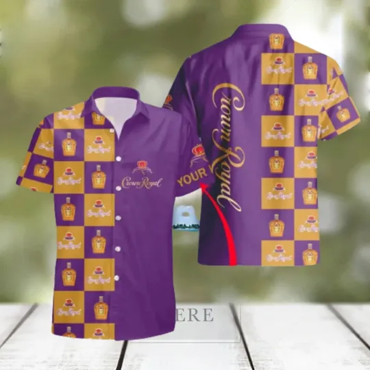 Discover Crown Royal Personalized Name Hawaiian Shirt And Short For Men And Women Summer