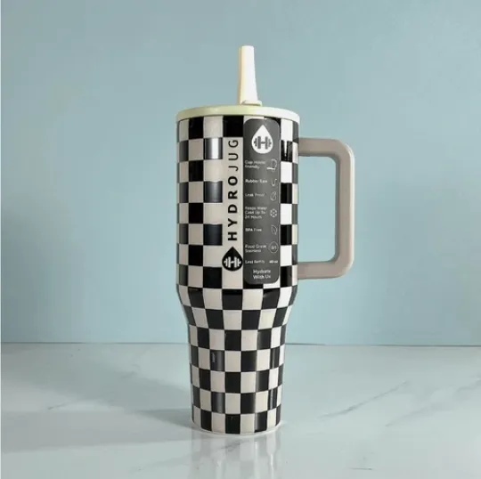 Discover HydroJug 40oz Traveler Tumbler – Black Tie | New with Box-2026 Gift