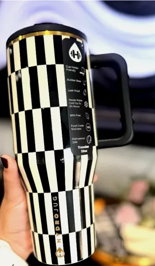 Discover HydroJug 40oz Traveler Tumbler – Black Tie | New with Box-2026 Gift