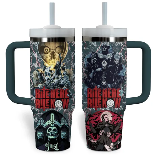 Discover Dark Rock Music Inspired Tumbler – 20oz, 30oz & 40oz with Handle