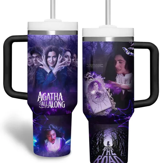 Agatha All Along Tv Mini Series Marvel Tumbler 40Oz Gift For Fans
