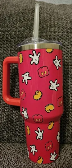 Discover Mickey Mouse Tumbler 40 oz w/Straw Stainless Steel