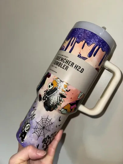 Nightmare Before Christmas Glow In The Dark 40oz Insulated Tumbler