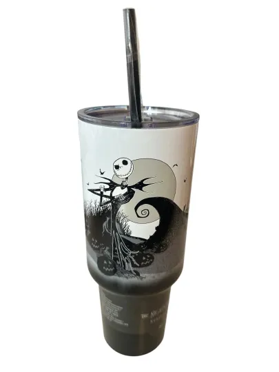 Disney Nightmare Before Christmas Stainless Tumbler 40oz Jack Cup halloween NEW