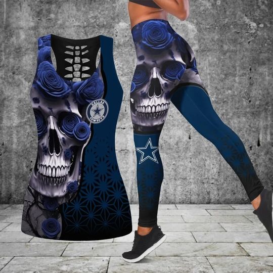 Dallas Cowboys Leggings And Tank Top
