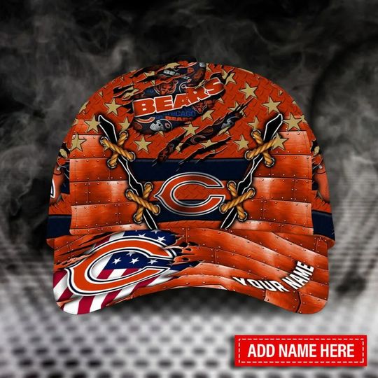 Chicago Bears Personalized Classic Cap
