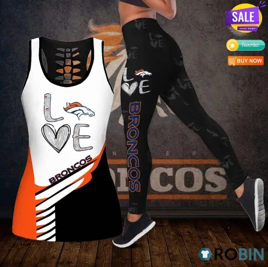 Discover Denver Broncos Leggings And Tank Top