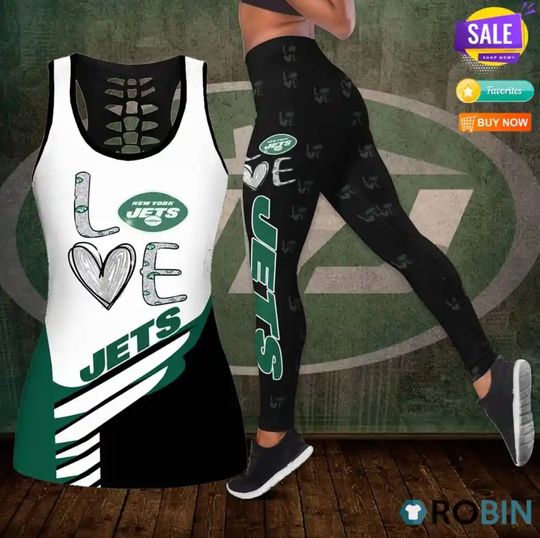 New York Jets Leggings And Tank Top