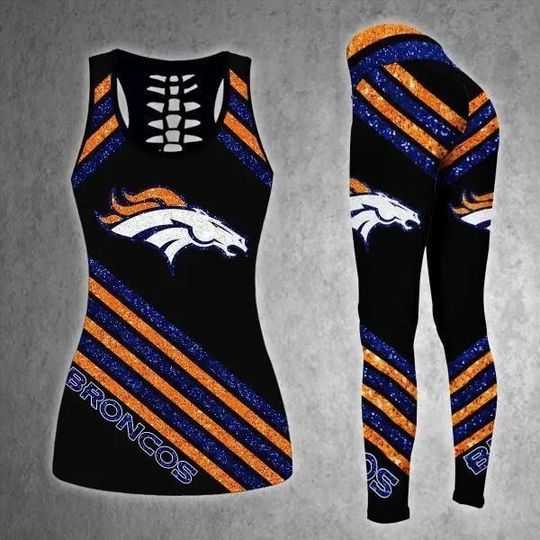 Denver Broncos Leggings/ Tank Top