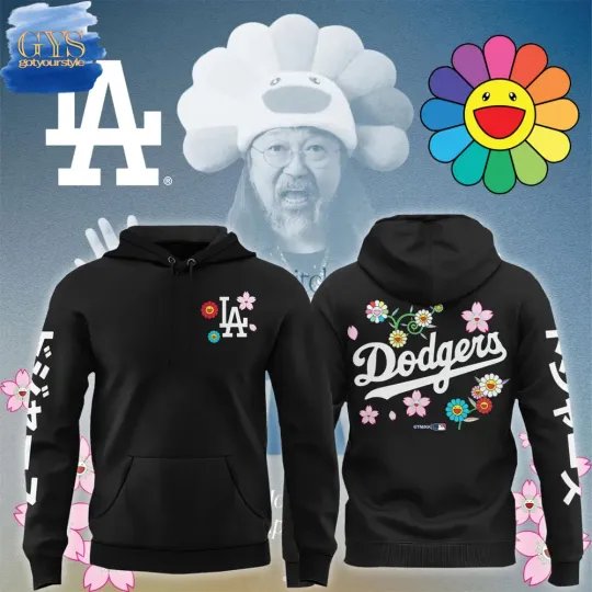 Discover Dodgers x Takashi Murakami Japanese Heritage Night New Limited Edition Hoodie