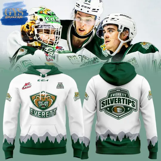 Discover Everett Silvertips Playoffs WHL 2025 Hoodie
