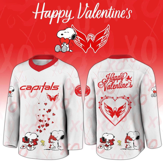 Washington Capitals Happy Valentine 2026 Hockey Shirt Men's