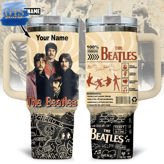 Discover Personalized The Beatles Classic Limited Edition 40 Oz Tumbler