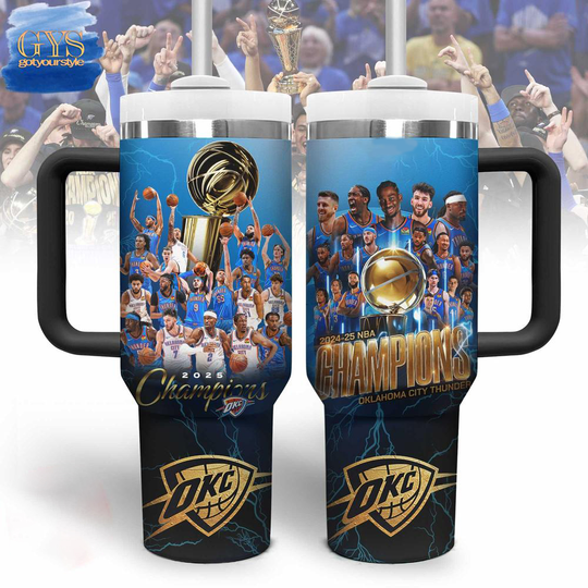 Discover LIMITED EDITION OKC Thunder NBA Champions 40 Oz Cup