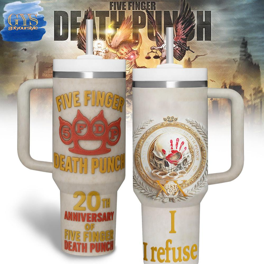 Discover Five Finger Death Punch 20th Anniversary Limited Edition 40 Oz Cup