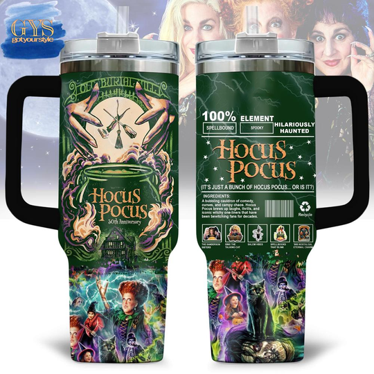 Discover Hocus Pocus 30th Anniversary Limited Edition 40 Oz Tumbler