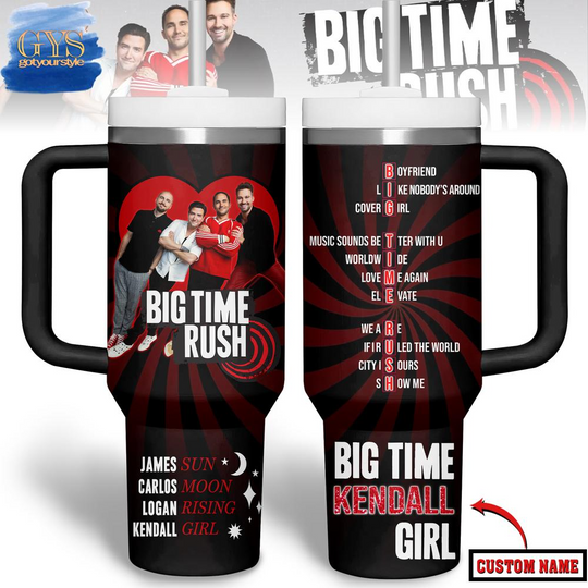 Discover Personalized Big Time Rush Sun Moon Rising Girl 40 Oz Cup