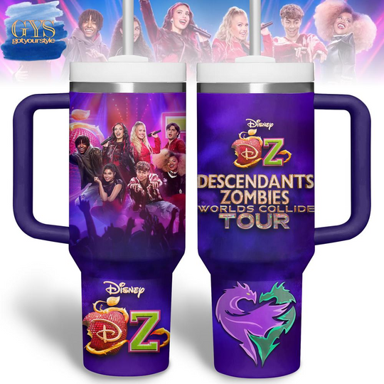 Descendants Zombies Worlds Collide Tour 40 Oz Cup