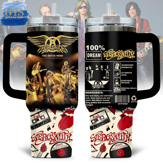 Discover Aerosmith You Gotta Move 40 Oz Tumbler