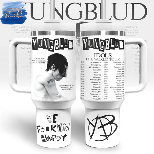 Discover Yungblud World Tour 2025 Limited Edition 40 Oz Cup